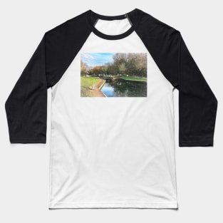 Padworth Lock Art Baseball T-Shirt